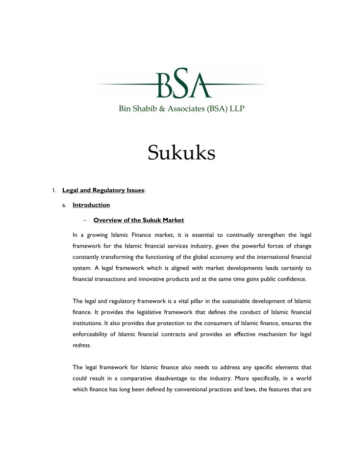 sukuks