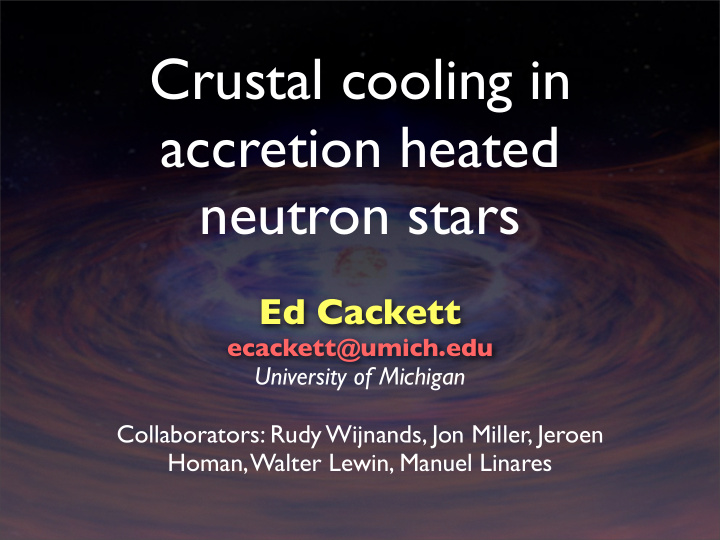 crustal cooling in accretion heated neutron stars