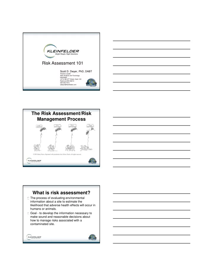 the risk assessment risk management process what is risk