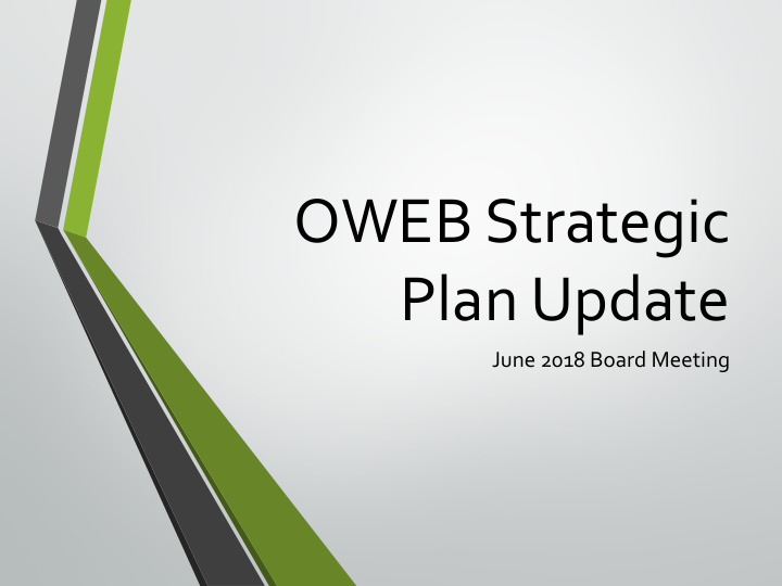 oweb strategic plan update