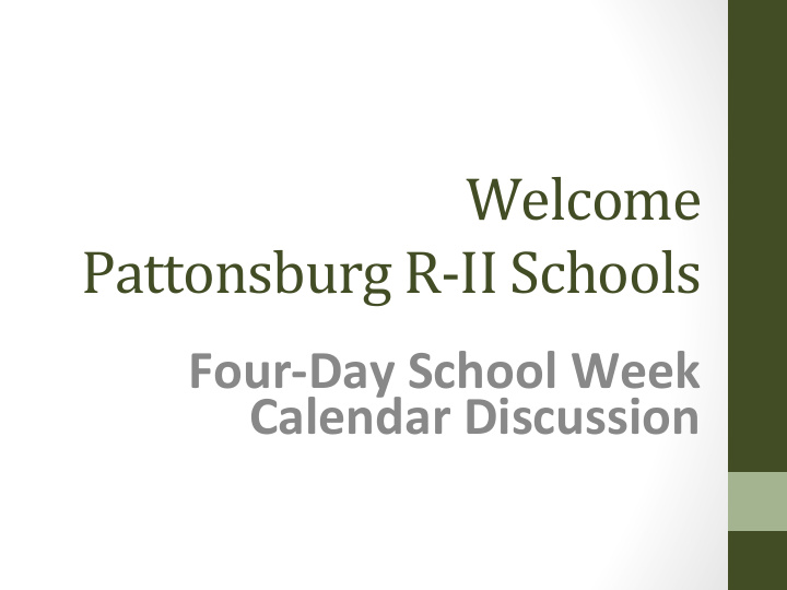 welcome pattonsburg r ii schools