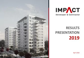 2019  www.impactsa.ro  April 2020  CUPRINS  Expertise  Demonstrated Development Concept -