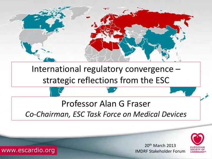 international regulatory convergence strategic