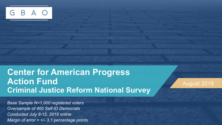 center for american progress action fund