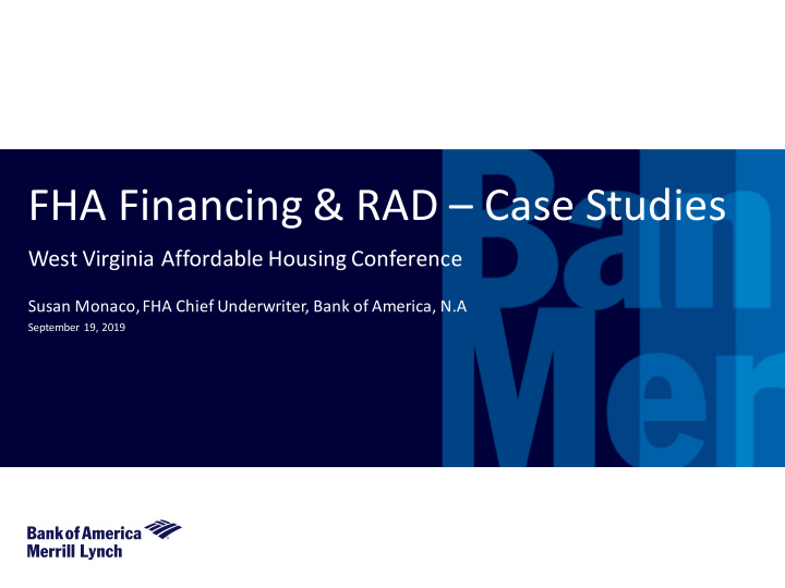 fha financing rad case studies