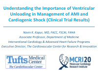 understanding the importance of ventricular unloading in