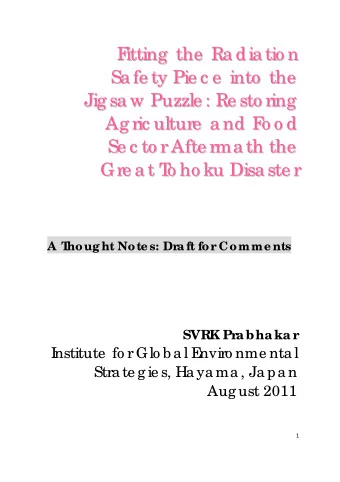 Fi  it  tt  ti  in  ng  g  t  th  he  e  R  Ra  a d  d i  ia  a t  ti  io  o n  n  F  Sa  a f  fe