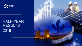 HALF-YEAR  RESULTS  2018  DISCLAIMER  This presentation does not constitute an offer to sell