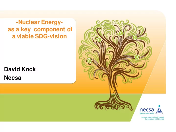 nuclear energy