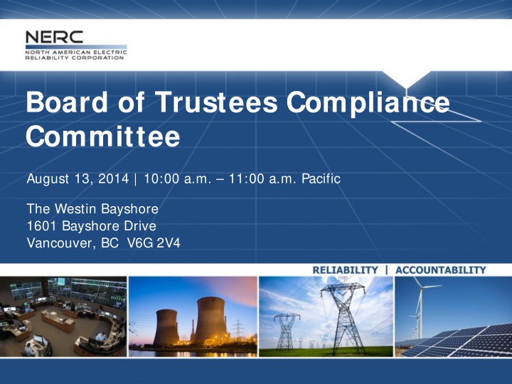 board of trustees compliance committee