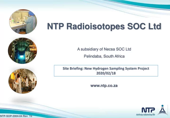 ntp radioisotopes soc ltd