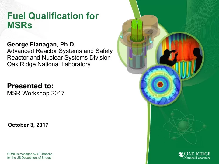 fuel qualification for msrs