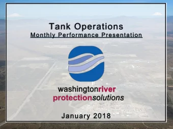 Project Managers Assessment  Safety and Health  Through January 31, 2018, WRPS Tank Operations