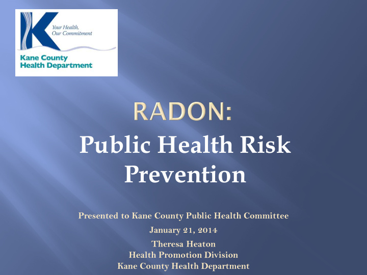 public health risk prevention