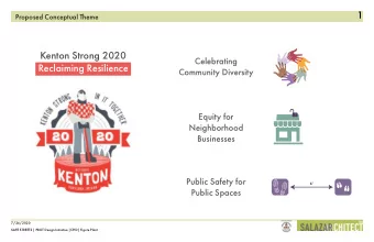 Kenton Strong 2020  Celebrating  Reclaiming Resilience  Community Diversity  Equity for