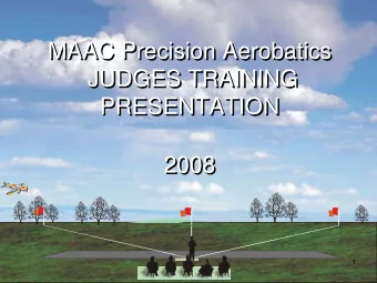 MAAC Precision Aerobatics  MAAC Precision Aerobatics  JUDGES TRAINING  JUDGES TRAINING