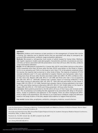 Factors associated with delay to emergency  department presentation, antibiotic usage and