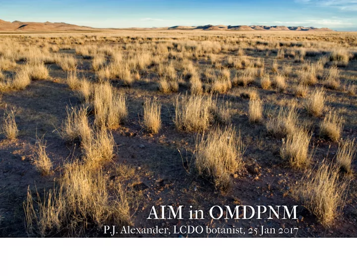 aim methods