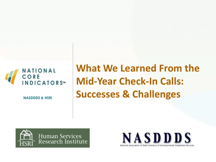 what we learned from the