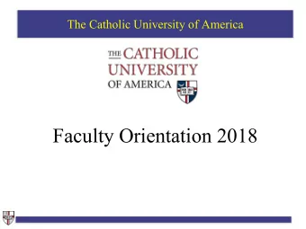 Faculty Orientation 2018  Agenda  Introduction  Technology Services  Instructional