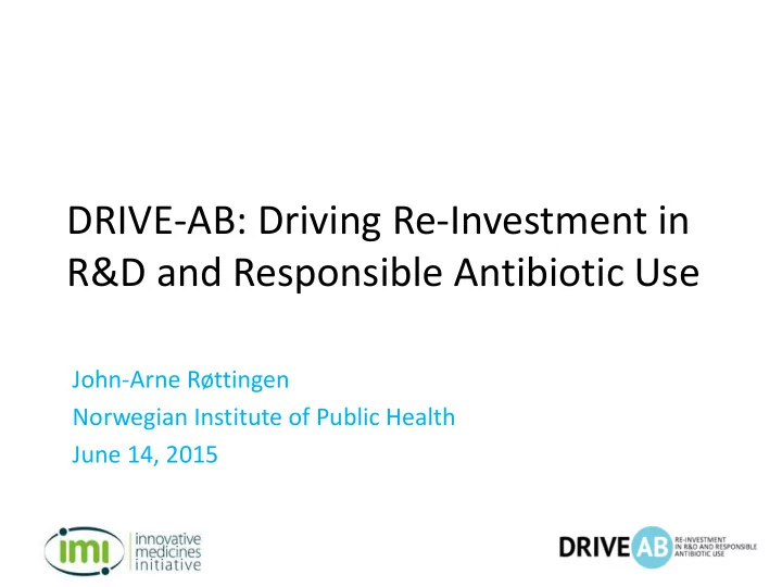 drive ab driving re investment in r amp d and responsible