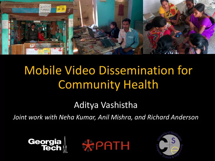 community health