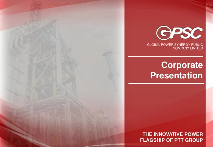 corporate presentation