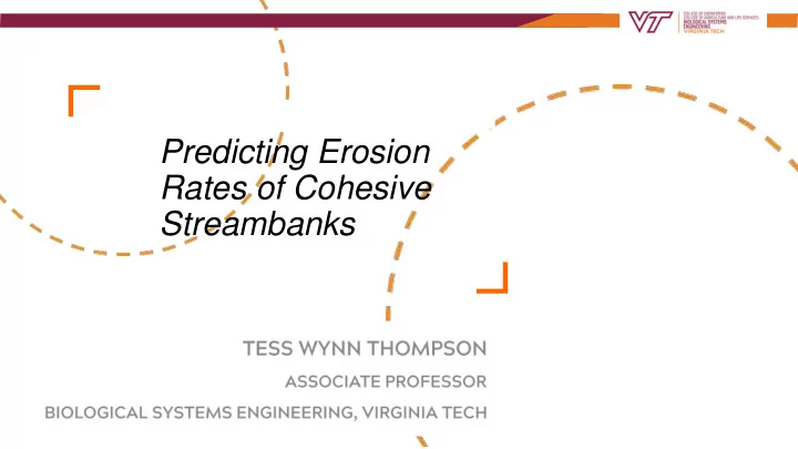 predicting erosion
