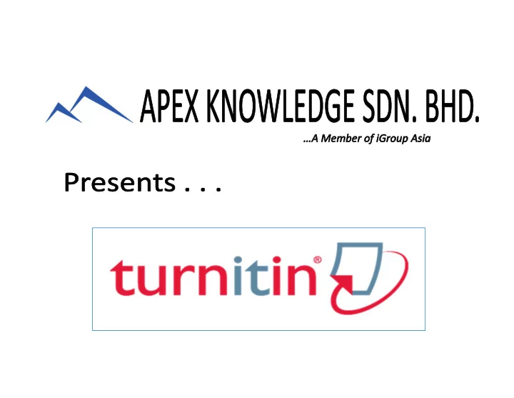 what is turnitin