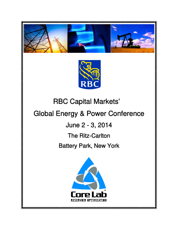 rbc capital markets rbc capital markets global energy