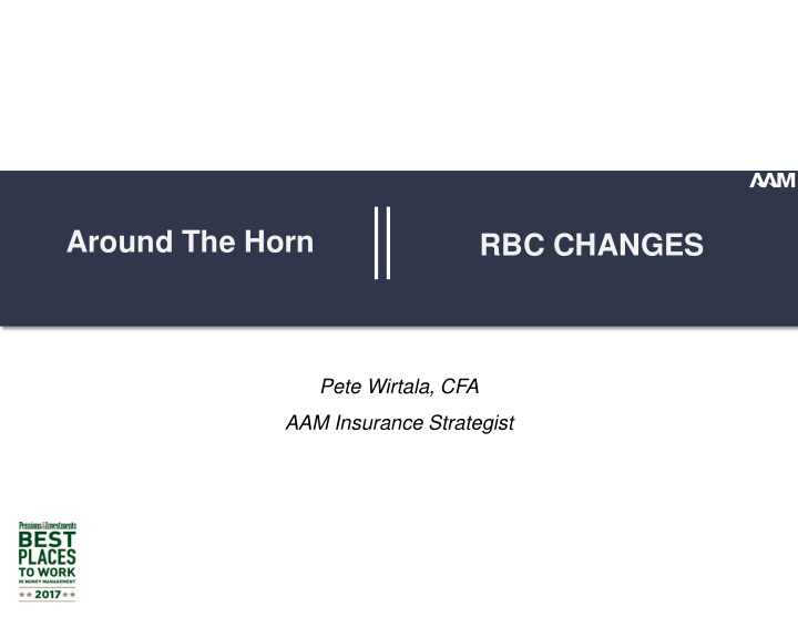 around the horn rbc changes