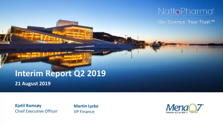 interim report q2 2019