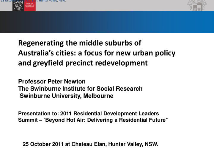 regenerating the middle suburbs of australia s cities a