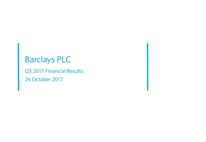 barclays plc