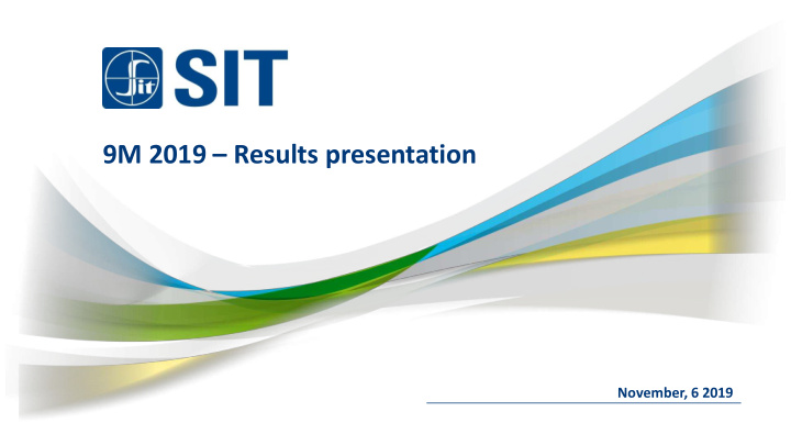 9m 2019 results presentation