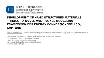 DEVELOPMENT OF NANO-STRUCTURED MATERIALS  THROUGH A NOVEL MULTI-SCALE MODELLING FRAMEWORK FOR