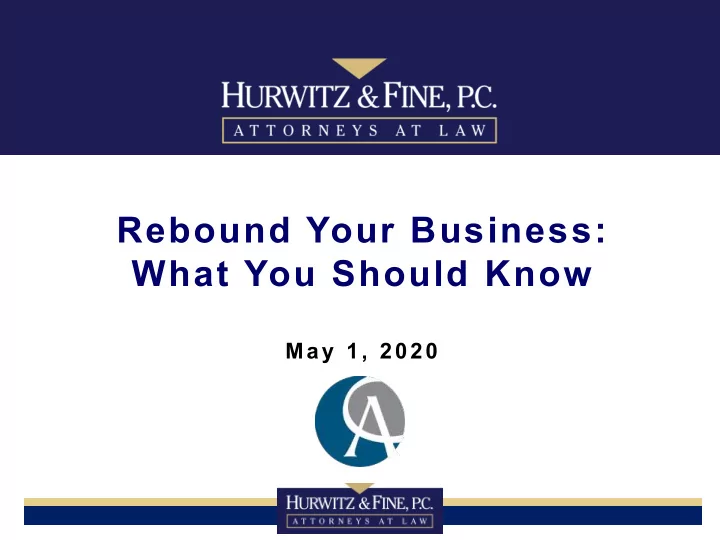 rebound your business what you should know