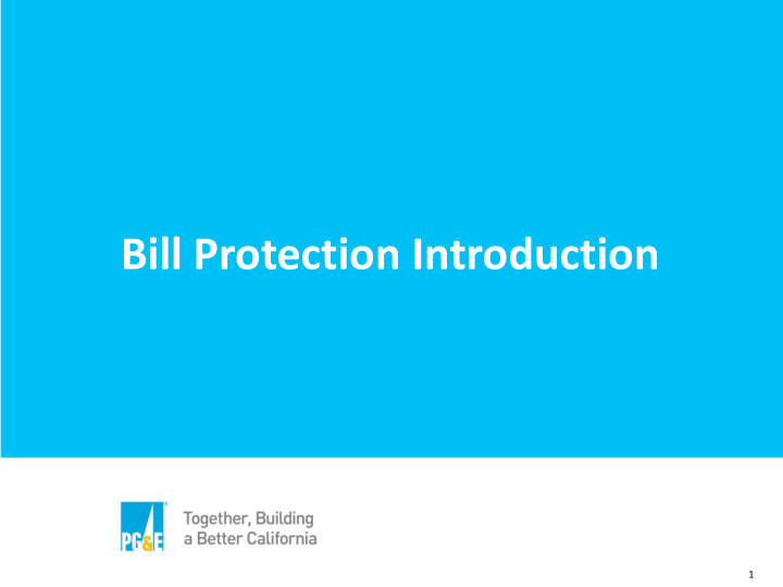 bill protection introduction