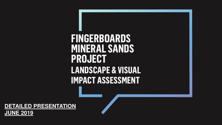 mineral sands