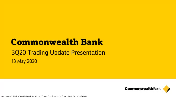 commonwealth bank of australia acn 123 123 124 ground