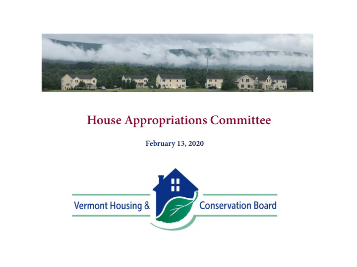 house appropriations committee