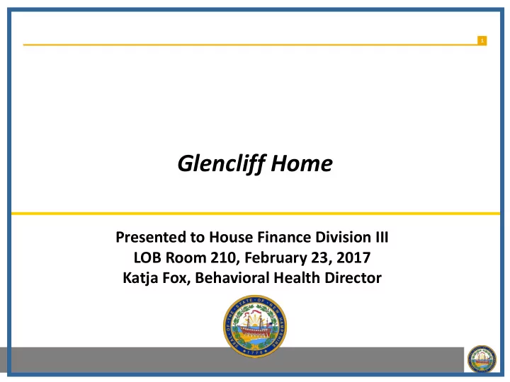 glencliff home