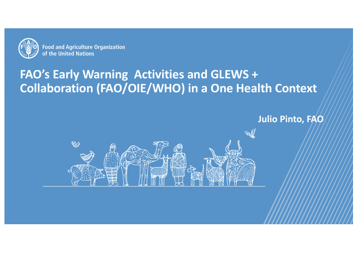 fao s early warning activities and glews collaboration