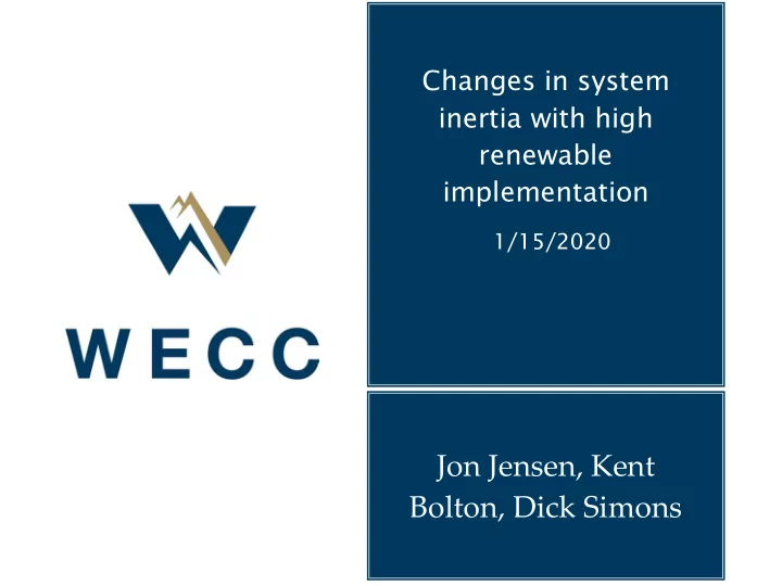jon jensen kent bolton dick simons sitf