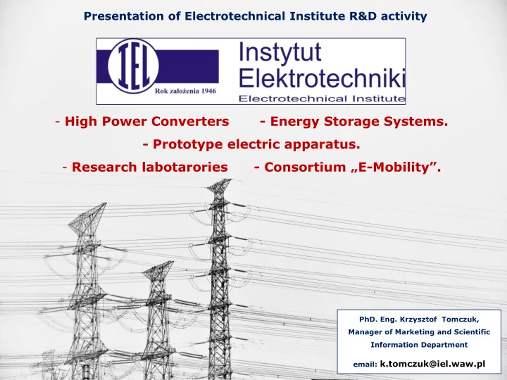 high power converters energy storage systems prototype