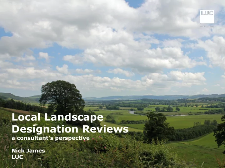 designation reviews