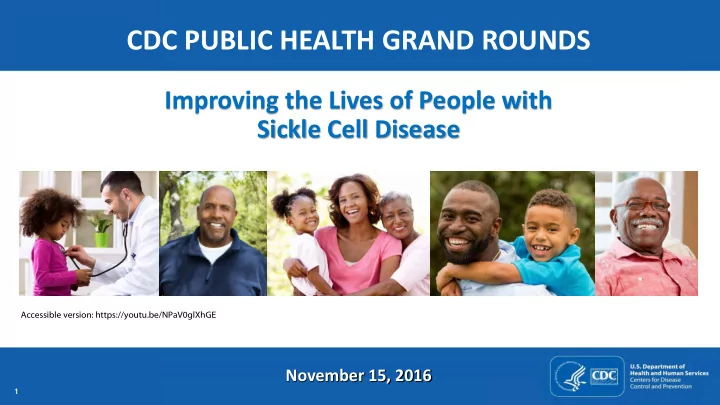 cdc public health grand rounds