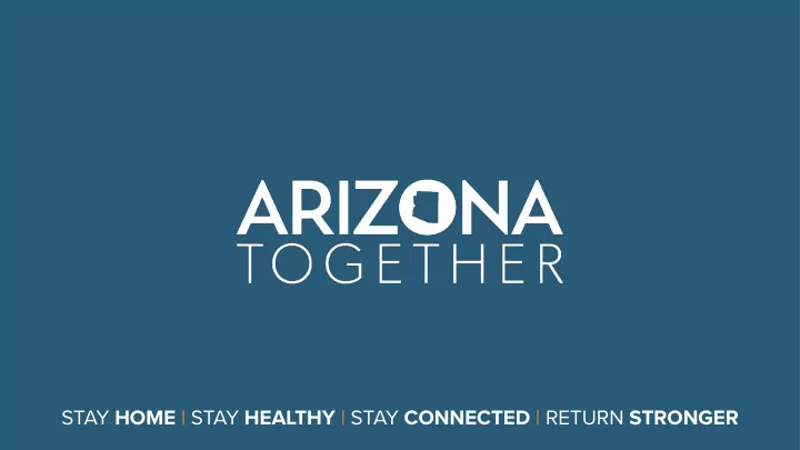 stay home stay healthy stay connected return stronger