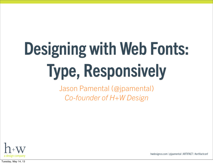 designing with web fonts type responsively