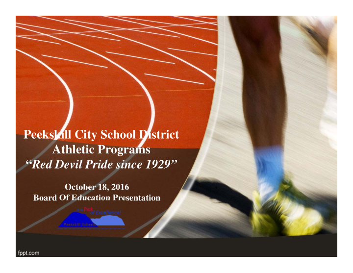 peekskill city school district athletic programs red